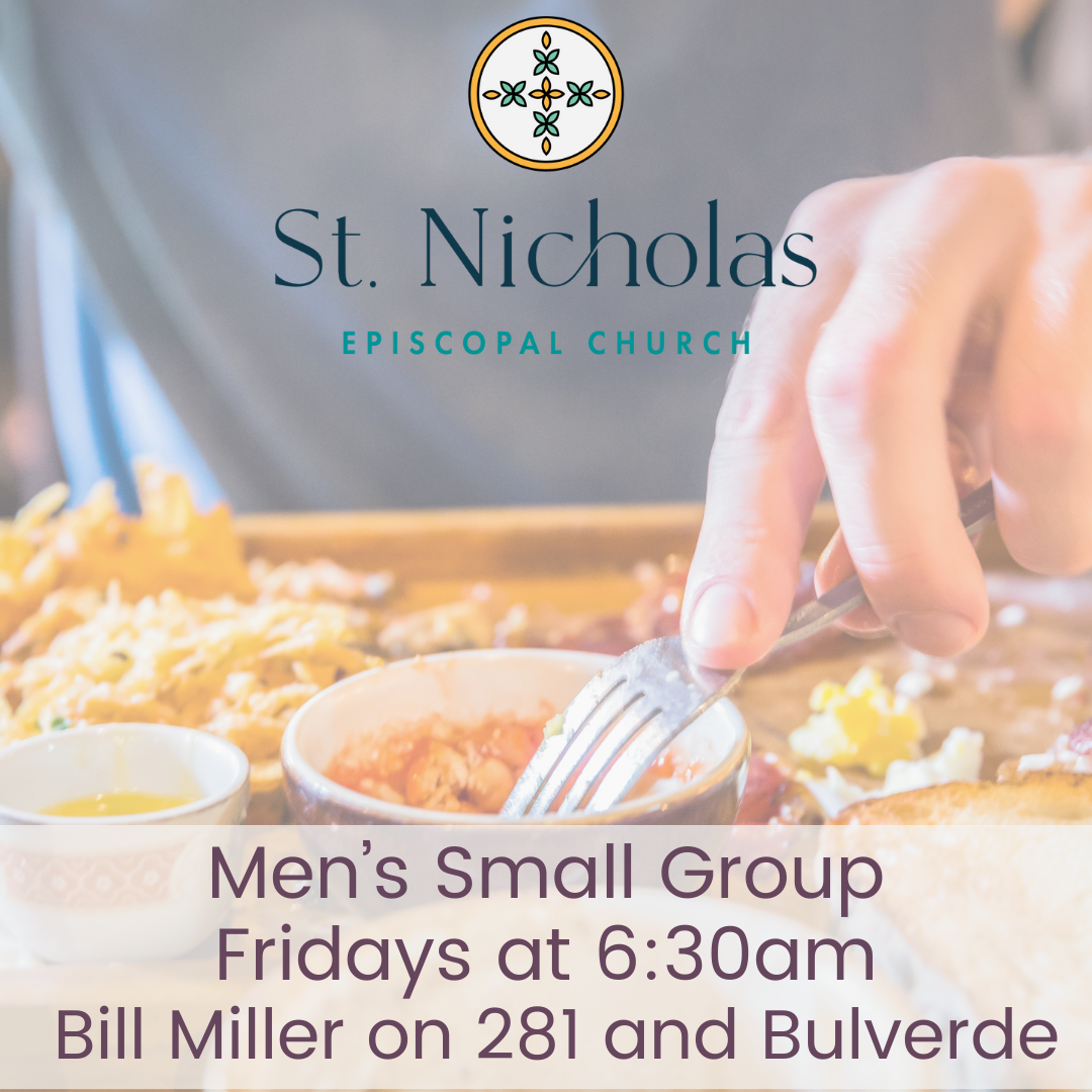 Men's Small Group, Fridays at 6:30am, Bill Miller on 281 and Bulverde